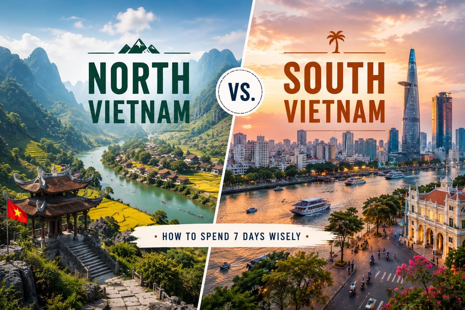 North vs. South Vietnam: How to Spend 7 Days Wisely