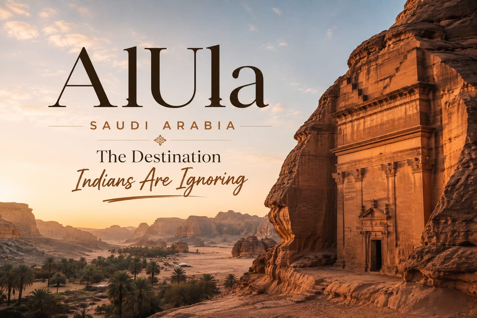AlUla Saudi Arabia, The Destination Indians Are Ignoring